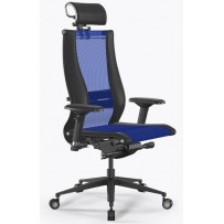 Кресло Metta SAMURAI L2-16D синий/черный