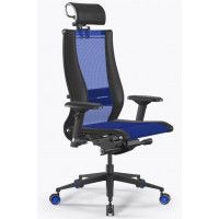 Кресло Metta SAMURAI L2-16D синий/черный