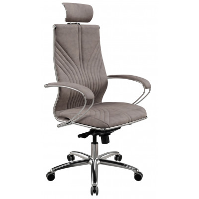 Кресло Metta Samurai L2-13K бежево-серый купить в Минске