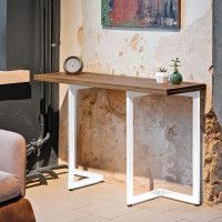 Стол-консоль Арлен 1 1100*380(760)*760 дуб табачный крафт / белый купить в Минске Стол-консоль Арлен 1 1100*380(760)*760 дуб табачный крафт / белый купить в Минске