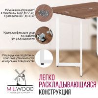 Стол-консоль Арлен 1 1100*380(760)*760 дуб табачный крафт / белый купить в Минске Стол-консоль Арлен 1 1100*380(760)*760 дуб табачный крафт / белый купить в Минске