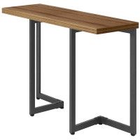 Стол-консоль Арлен 1 1100*380(760)*760 дуб табачный крафт / графит