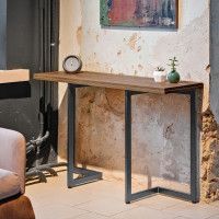 Стол-консоль Арлен 1 1100*380(760)*760 дуб табачный крафт / графит купить в Минске