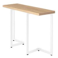 Стол-консоль Арлен 1 1100*380(760)*760 дуб золотой крафт / белый