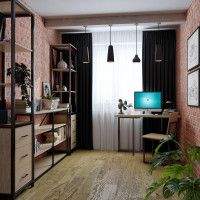 Стол-консоль Арлен 1 1100*380(760)*760 дуб золотой крафт / черный купить в Минске