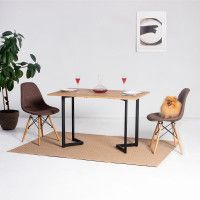 Стол-консоль Арлен 1 1100*380(760)*760 дуб золотой крафт / черный купить в Минске