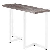 Стол-консоль Арлен 1 1100*380(760)*760 сосна пасадена / белый