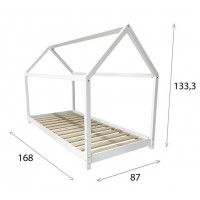 Кровать-домик SWEET DREAMS 1230 (80x160) сосна натуральная купить в Минске Кровать-домик SWEET DREAMS 1230 (80x160) сосна натуральная купить в Минске