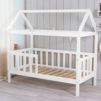 Кровать-домик SWEET DREAMS 2 (90x200) сосна белая купить в Минске Кровать-домик SWEET DREAMS 2 (90x200) сосна белая купить в Минске