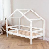 Кровать-домик SWEET DREAMS 6 (80x160) сосна белая