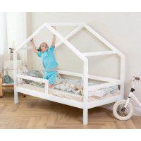 Кровать-домик SWEET DREAMS 6 (80x160) сосна белая купить в Минске Кровать-домик SWEET DREAMS 6 (80x160) сосна белая купить в Минске