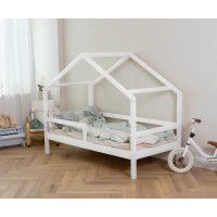 Кровать-домик SWEET DREAMS 6 (80x160) сосна белая купить в Минске Кровать-домик SWEET DREAMS 6 (80x160) сосна белая купить в Минске