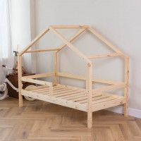 Кровать-домик SWEET DREAMS 6 (80x160) сосна натуральная Кровать-домик SWEET DREAMS 6 (80x160) сосна натуральная