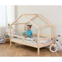 Кровать-домик SWEET DREAMS 6 (80x160) сосна натуральная купить в Минске