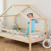 Кровать-домик SWEET DREAMS 6 (80x160) сосна натуральная купить в Минске