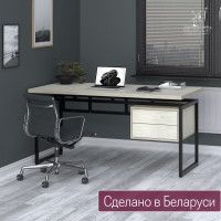 Стол письменный Бремен 160*80 (каркас черный) купить в Минске Стол письменный Бремен 160*80 (каркас черный) купить в Минске