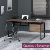 Стол письменный Бремен 160*80 (каркас черный) купить в Минске Стол письменный Бремен 160*80 (каркас черный) купить в Минске