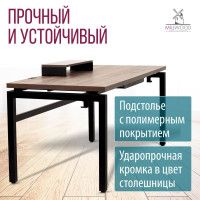 Стол письменный Будапешт с выдвижным ящиком 180*80 (каркас черный) купить в Минске