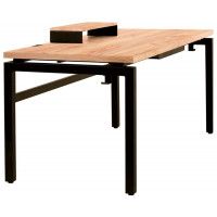 Стол письменный Будапешт с выдвижным ящиком 180*80 (каркас черный) купить в Минске