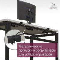 Стол письменный Будапешт 180*80 (каркас черный) купить в Минске Стол письменный Будапешт 180*80 (каркас черный) купить в Минске