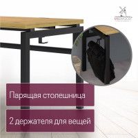 Стол письменный Будапешт 180*80 (каркас черный) купить в Минске Стол письменный Будапешт 180*80 (каркас черный) купить в Минске