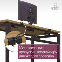 Стол письменный Будапешт 180*80 (каркас черный) купить в Минске Стол письменный Будапешт 180*80 (каркас черный) купить в Минске