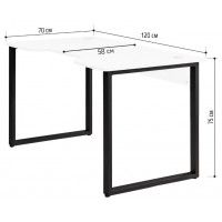 Стол геймерский Лофт Гонконг (ДТ-3) 120*70 (каркас черный) купить в Минске