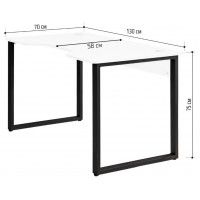 Стол геймерский Лофт Гонконг (ДТ-3) 130*70 (каркас черный) купить в Минске