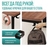 Стол компьютерный Каир 2 140*80 (каркас черный) купить в Минске