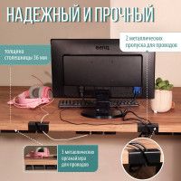 Стол компьютерный Каир 2 140*80 (каркас черный) купить в Минске