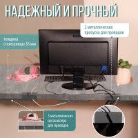 Стол компьютерный Каир 2 160*80 (каркас графит) купить в Минске Стол компьютерный Каир 2 160*80 (каркас графит) купить в Минске