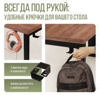 Стол письменный Каир Смарт с вырезом 160*80 (каркас черный) купить в Минске Стол письменный Каир Смарт с вырезом 160*80 (каркас черный) купить в Минске