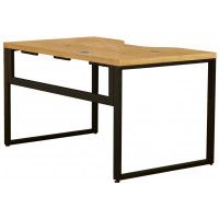 Стол письменный Каир Смарт с вырезом 160*80 (каркас черный) купить в Минске Стол письменный Каир Смарт с вырезом 160*80 (каркас черный) купить в Минске