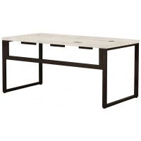 Стол письменный Каир Смарт 130*80 (каркас черный) Стол письменный Каир Смарт 130*80 (каркас черный)