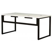 Стол письменный Каир Смарт 160*80 (каркас черный) Стол письменный Каир Смарт 160*80 (каркас черный)