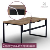 Стол письменный Каир Смарт 140*80 (каркас черный) купить в Минске Стол письменный Каир Смарт 140*80 (каркас черный) купить в Минске