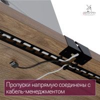 Стол письменный Каир Смарт 140*80 (каркас черный) купить в Минске Стол письменный Каир Смарт 140*80 (каркас черный) купить в Минске