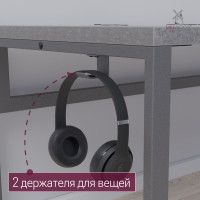 Стол письменный Каир Смарт 140*80 (каркас графит) купить в Минске