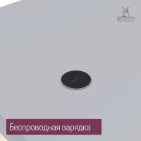 Стол письменный Каир Смарт 140*80 (каркас белый) купить в Минске