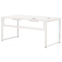 Стол письменный Каир Смарт 160*80 (каркас белый)