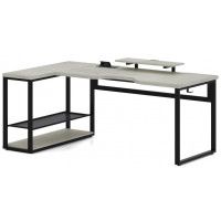 Стол компьютерный Каир Угловой с полкой 200*120 (каркас черный)