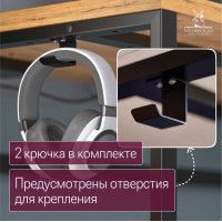 Стол компьютерный Каир Угловой с полкой 200*120 (каркас черный) купить в Минске