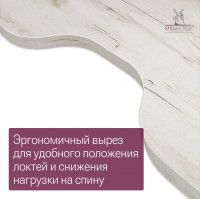 Стол компьютерный Каир Угловой 160*120 (каркас белый) купить в Минске