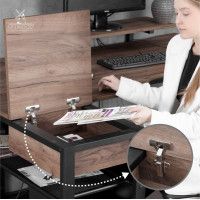 Стол компьютерный Каир Угловой 160*120 (каркас черный) купить в Минске Стол компьютерный Каир Угловой 160*120 (каркас черный) купить в Минске