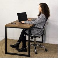 Стол письменный Лофт Каир (ДТ-6) 130*65 (каркас черный) купить в Минске Стол письменный Лофт Каир (ДТ-6) 130*65 (каркас черный) купить в Минске