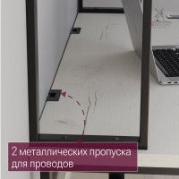 Стол письменный Кембридж 160*80 (каркас черный) купить в Минске