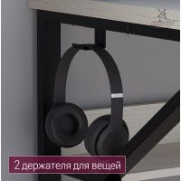 Стол письменный Кембридж 160*80 (каркас черный) купить в Минске