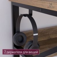 Стол письменный Кембридж 160*80 (каркас черный) купить в Минске