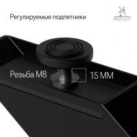 Стол письменный Кембридж 160*80 (каркас черный) купить в Минске