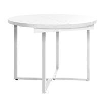 Стол Millwood Лондон d100 раздвижной (каркас белый)